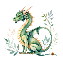dragon illustration SVG PNG design