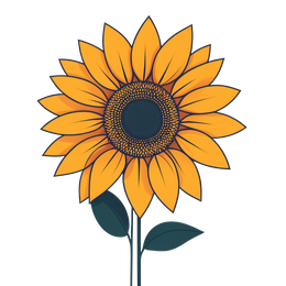 flower sunflower SVG PNG design with floral elements