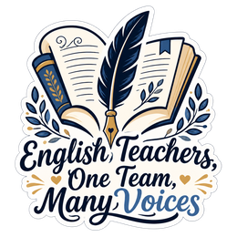 English Teacher Group Appreciation Sticker craft design preview