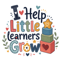 Teacher PNG for Little Learners craft design preview