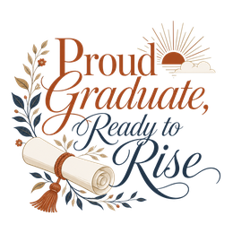 Graduation Tumbler Wrap for a Proud Graduate craft design preview