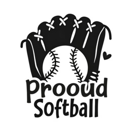softball glove SVG PNG design with bold lettering, an uplifting message