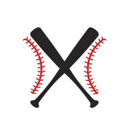 baseball bats logo shirt SVG PNG design with clean design elements