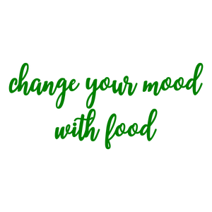 change your mood with food quote SVG PNG design with an uplifting message