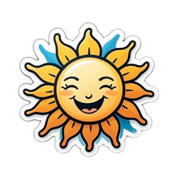 sunshine smile SVG PNG design with clean design elements