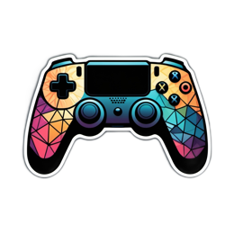 colorful controller SVG PNG design with clean design elements