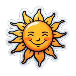 sunshine happy SVG PNG design