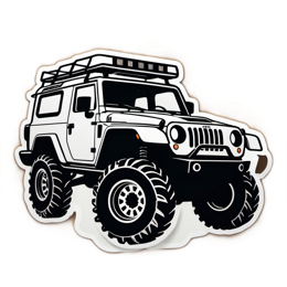 adventure vehicle SVG PNG design with clean design elements