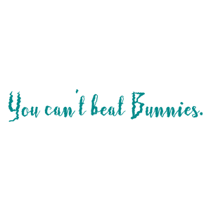you can't beat bunnies quote SVG PNG design