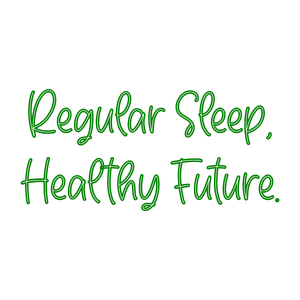 regular sleep healthy future quote SVG PNG design with hand-drawn style