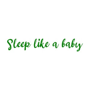 sleep like a baby quote SVG PNG design