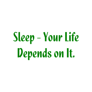 sleep your life depends on it quote SVG PNG design