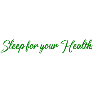 sleep for your health quote SVG PNG design with bold lettering, an uplifting message
