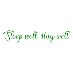 sleep well stay quote SVG PNG design with an uplifting message