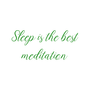 sleep is the best meditation quote SVG PNG design with an uplifting message