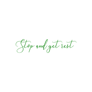 stop and get rest quote SVG PNG design