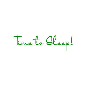 time to sleep quote SVG PNG design with hand-drawn style
