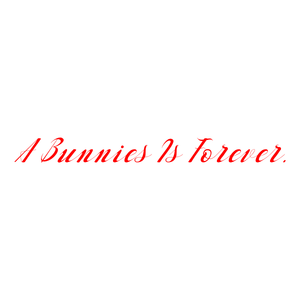 a bunnies is forever quote SVG PNG design