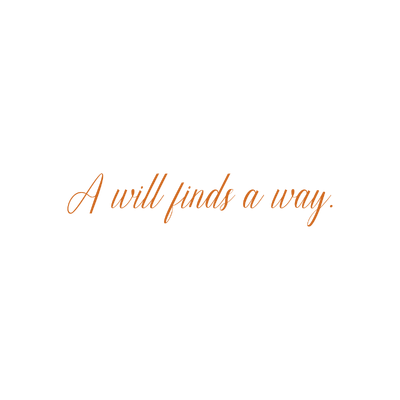 a will finds way quote SVG PNG design with an uplifting message