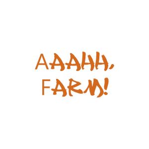 aaahh farm quote SVG PNG design with bold lettering