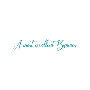 a most excellent bunnies quote SVG PNG design with an uplifting message