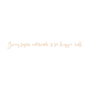 being super adorable is so friggin' ruff quote SVG PNG design with an uplifting message