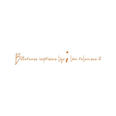 bitterness imprisons life love releases it quote SVG PNG design with an uplifting message