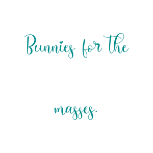 bunnies for the masses quote SVG PNG design