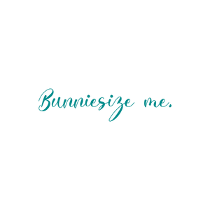 bunniesize me quote SVG PNG design
