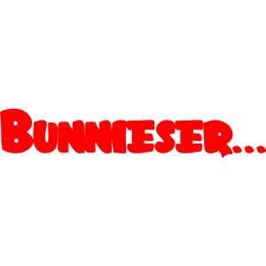 bunnieseriffic quote SVG PNG design with bold lettering