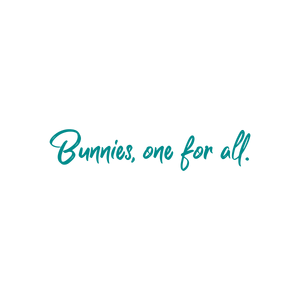 bunnies one for all quote SVG PNG design with hand-drawn style