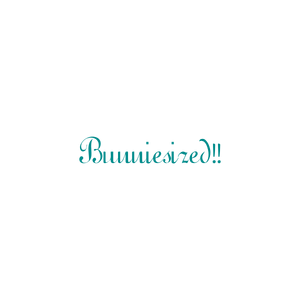 bunniesized quote SVG PNG design with bold lettering