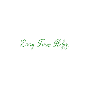 every farm helps quote SVG PNG design with bold lettering, an uplifting message