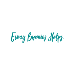 every bunnies helps quote SVG PNG design with an uplifting message
