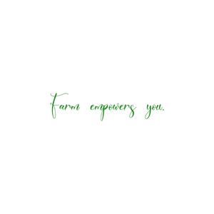 farm empowers you quote SVG PNG design with an uplifting message