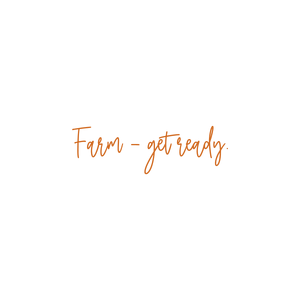 farm get ready quote SVG PNG design