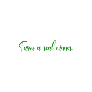 farm a real winner quote SVG PNG design with bold lettering, an uplifting message