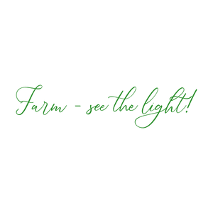 farm see the light quote SVG PNG design with bold lettering, an uplifting message