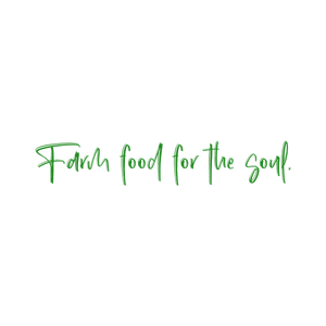 farm food for the soul quote SVG PNG design with hand-drawn style, bold lettering