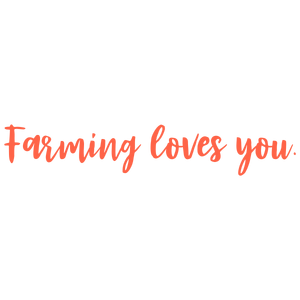 farming loves you quote SVG PNG design with bold lettering, an uplifting message