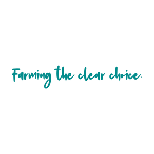 farming the clear choice quote SVG PNG design with hand-drawn style, bold lettering, an uplifting message