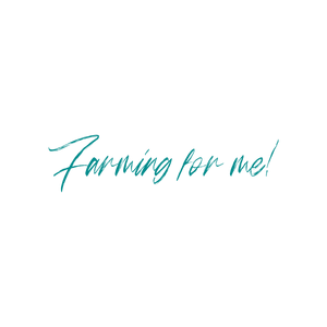 farming for me quote SVG PNG design with an uplifting message
