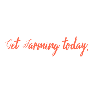 get farming today quote SVG PNG design with an uplifting message