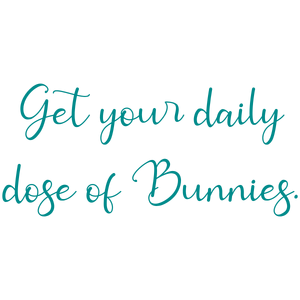 get your daily dose of bunnies quote SVG PNG design