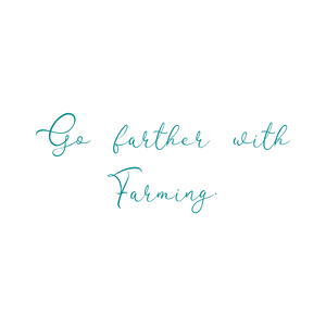 go farther with farming quote SVG PNG design with an uplifting message