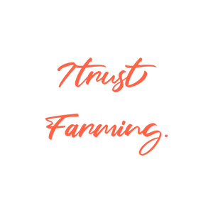 i trust farming quote SVG PNG design with hand-drawn style, bold lettering, an uplifting message