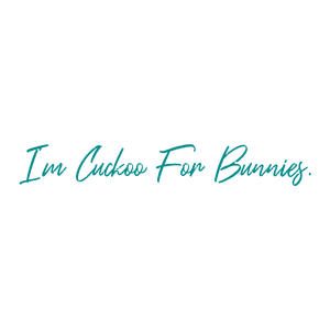 i'm cuckoo for bunnies quote SVG PNG design