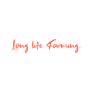 long life farming quote SVG PNG design with an uplifting message