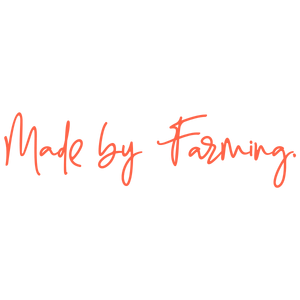 made by farming quote SVG PNG design with hand-drawn style, bold lettering, an uplifting message