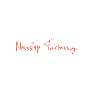 nonstop farming quote SVG PNG design with bold lettering